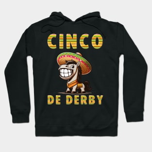 Cinco De Derby, Cinco de Mayo, This is my Derby Day Dress, Horse Racing Hoodie